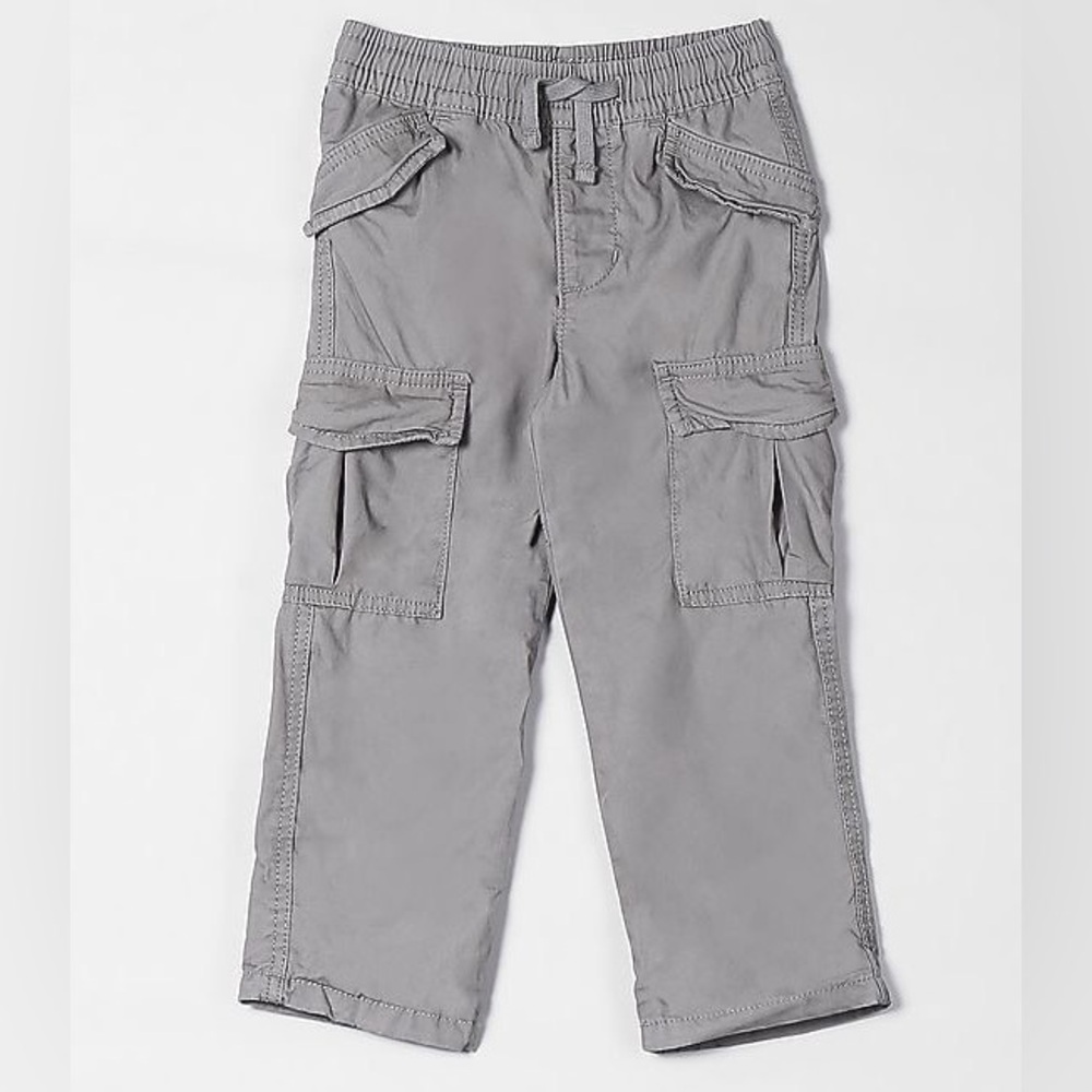 GAP Jersey-Lined Grey Cargo Pants, 5